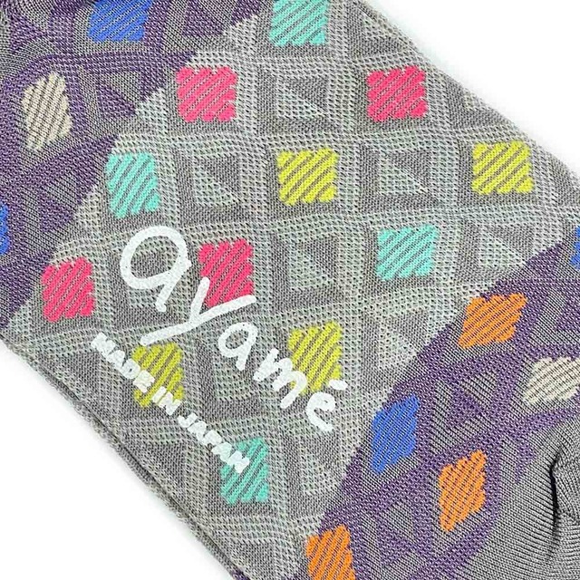 Ayamé / 【22-25cm】Waffle cone socks AYM009/2502/N