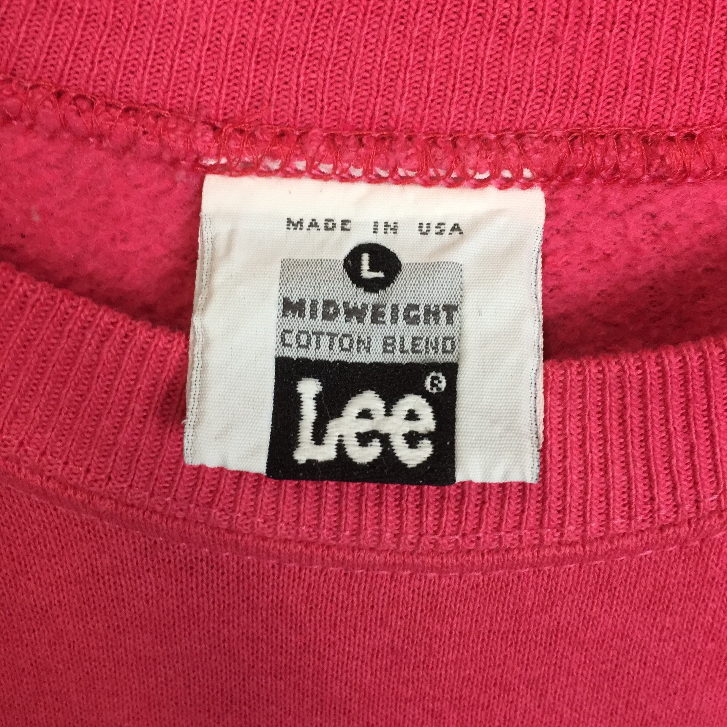 ☆USA製 90s LEE 花柄プリント スウェット スエット トレーナー サイズ