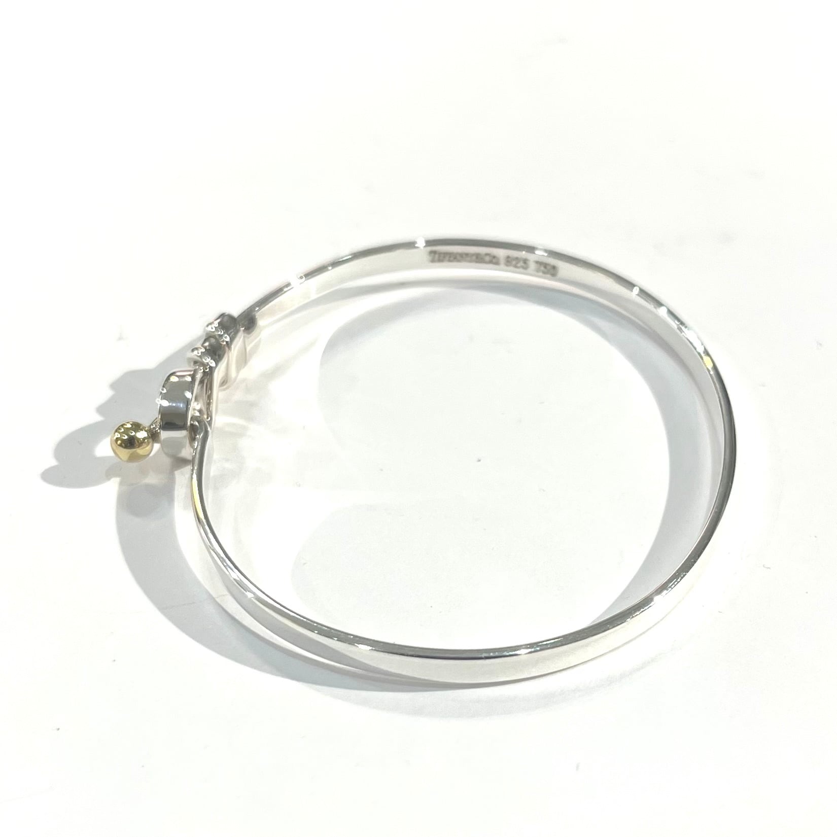TIFFANY&CO.】2944 silver925×18k ティファニー コンビ silver× 18k