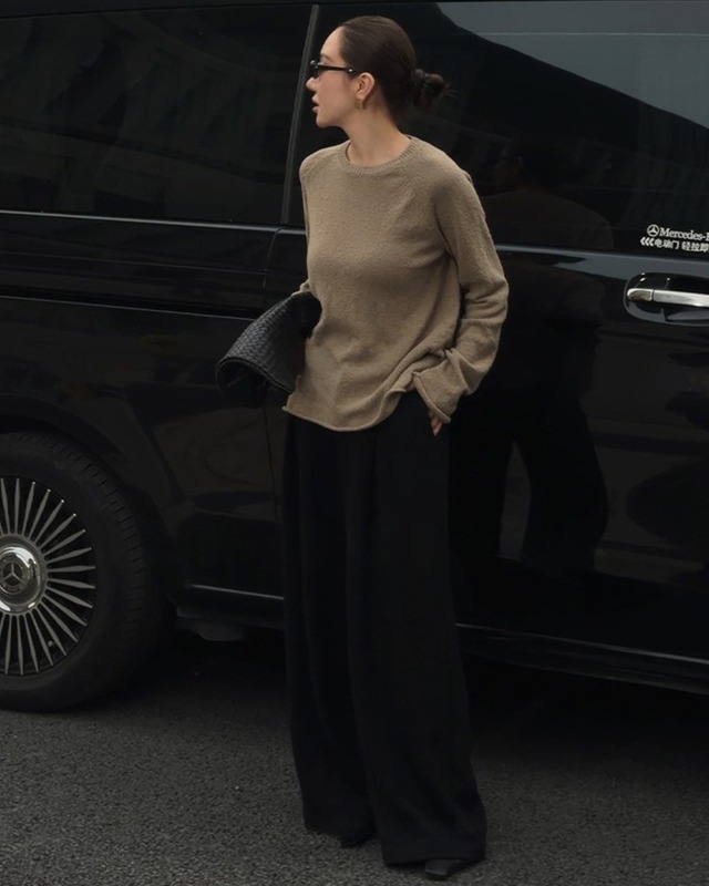 ワイドストレートパンツ　A25230