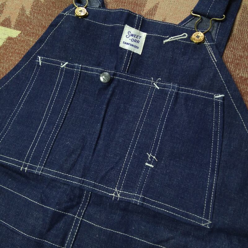 40s SWEET-ORR 1FE Denim Overalls（表記W40L34）DEAD-STOCK