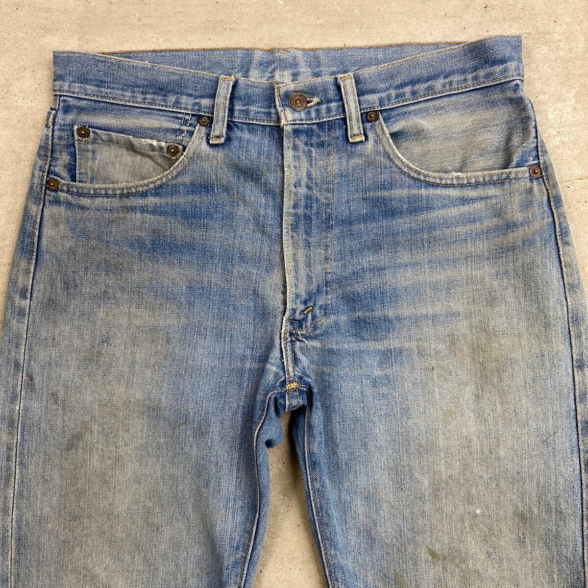 70年代 USA製 Levi's リーバイス 505 66前期 テーパードデニムパンツ