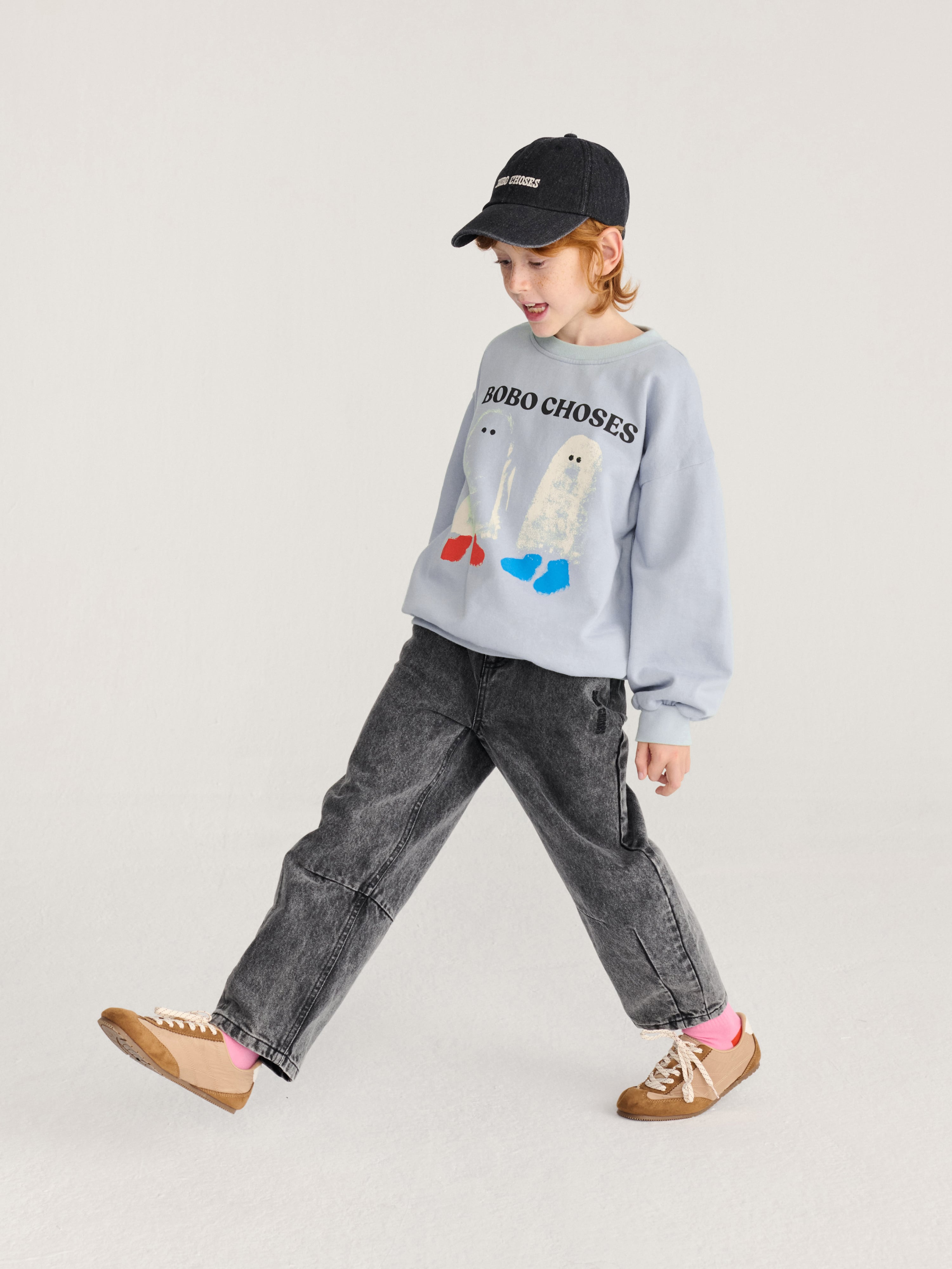 26AW】BOBOCHOSES(ボボショーズ)Booty Ghosts sweatshirt(2-3y/4-5y/6