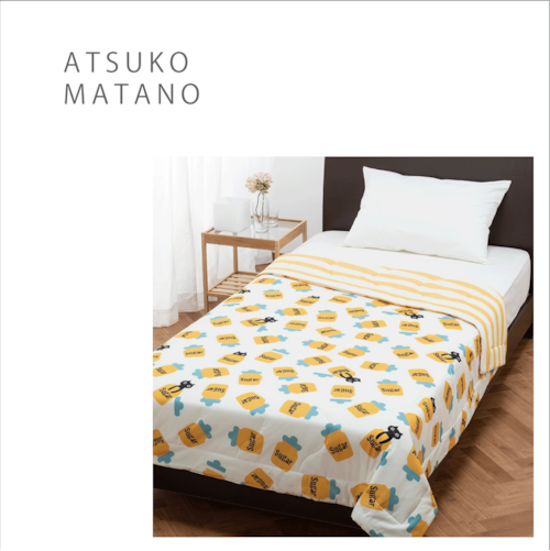 再入荷【ATSUKO MATANO（マタノアツコ）】ウォッシャブルキルトケット　西川(株)　※特典付き