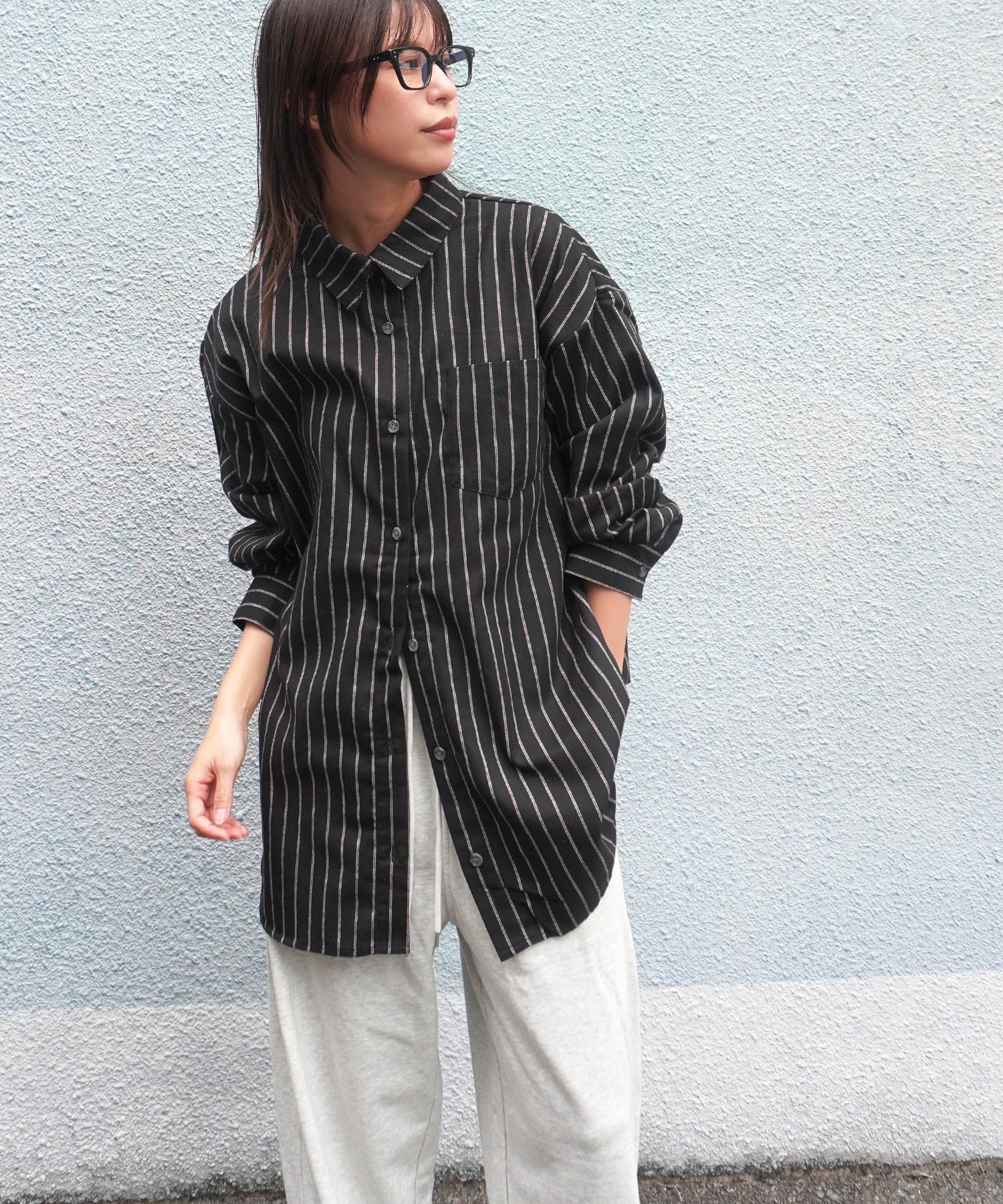 ストライプBIGシャツ 5231103（0905） | gossara(ゴサラ)