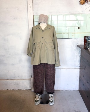【REPOSE  AMS 16Y】CHOCOLATE LEOPARD PANTS