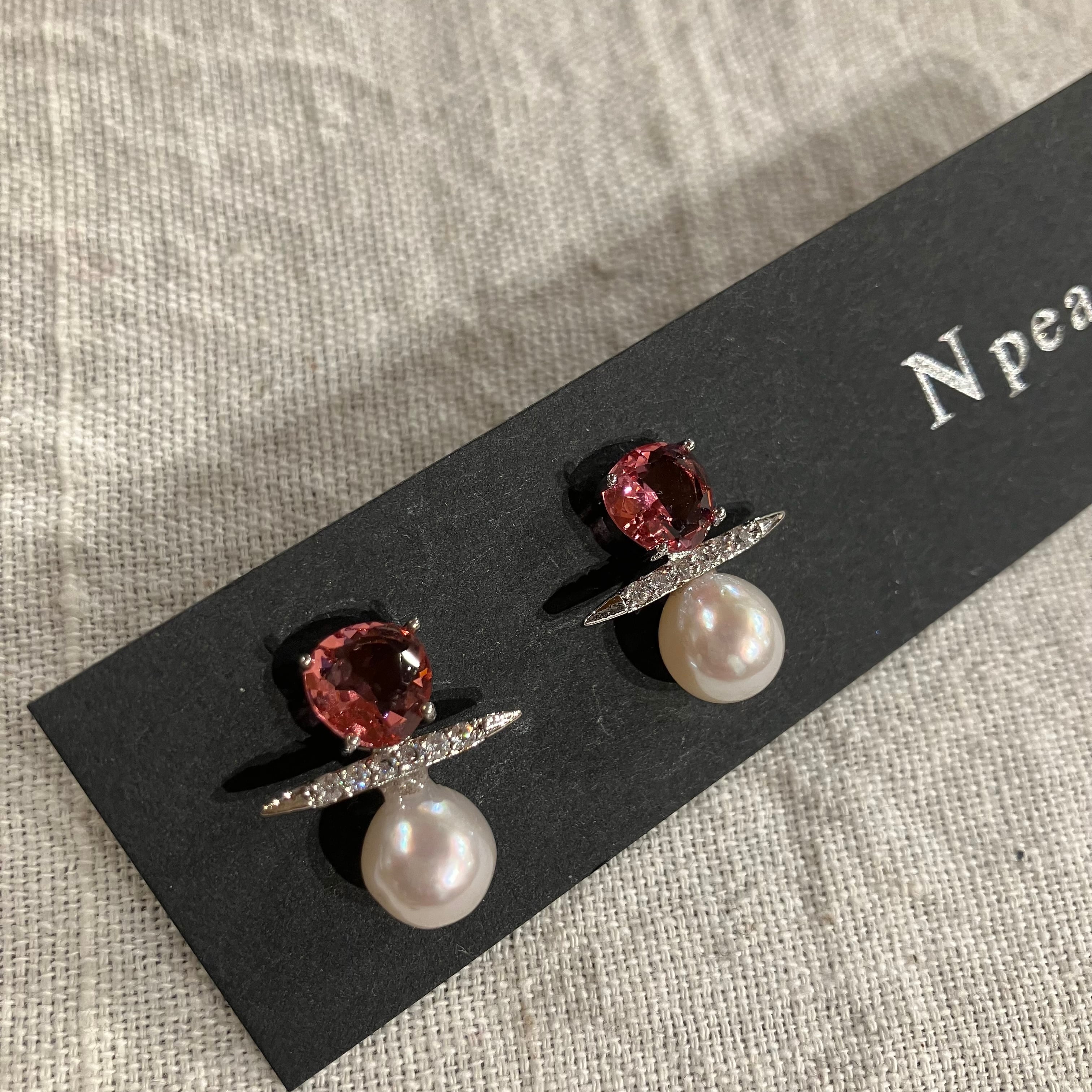 【1/25までのpop-up期間限定】愛媛宇和島産 本真珠 パールピアス N pearl