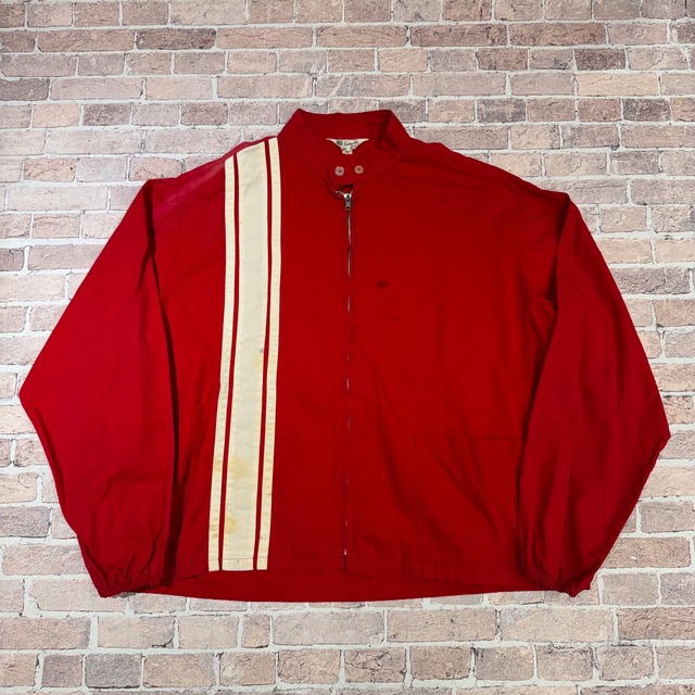 1960'S F/Z COTTON  JACKET RED