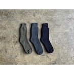 LEUCHTFEUER(ロイフトフォイヤー)『PLUSCHSOCKE』Wool Polyester Mix Socks