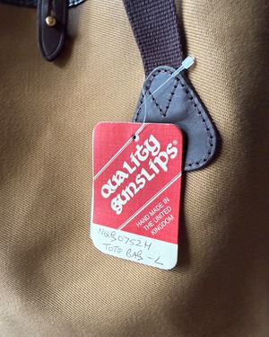 【quality gunslips GOODS】HEAVY DRILL TOTE BAG(L)