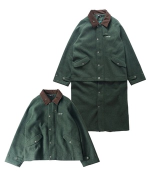 SUBCIETY / 2WAY HUNTING CORT JACKET / ハンティングジャケット / ハンティングコート / 105-62732