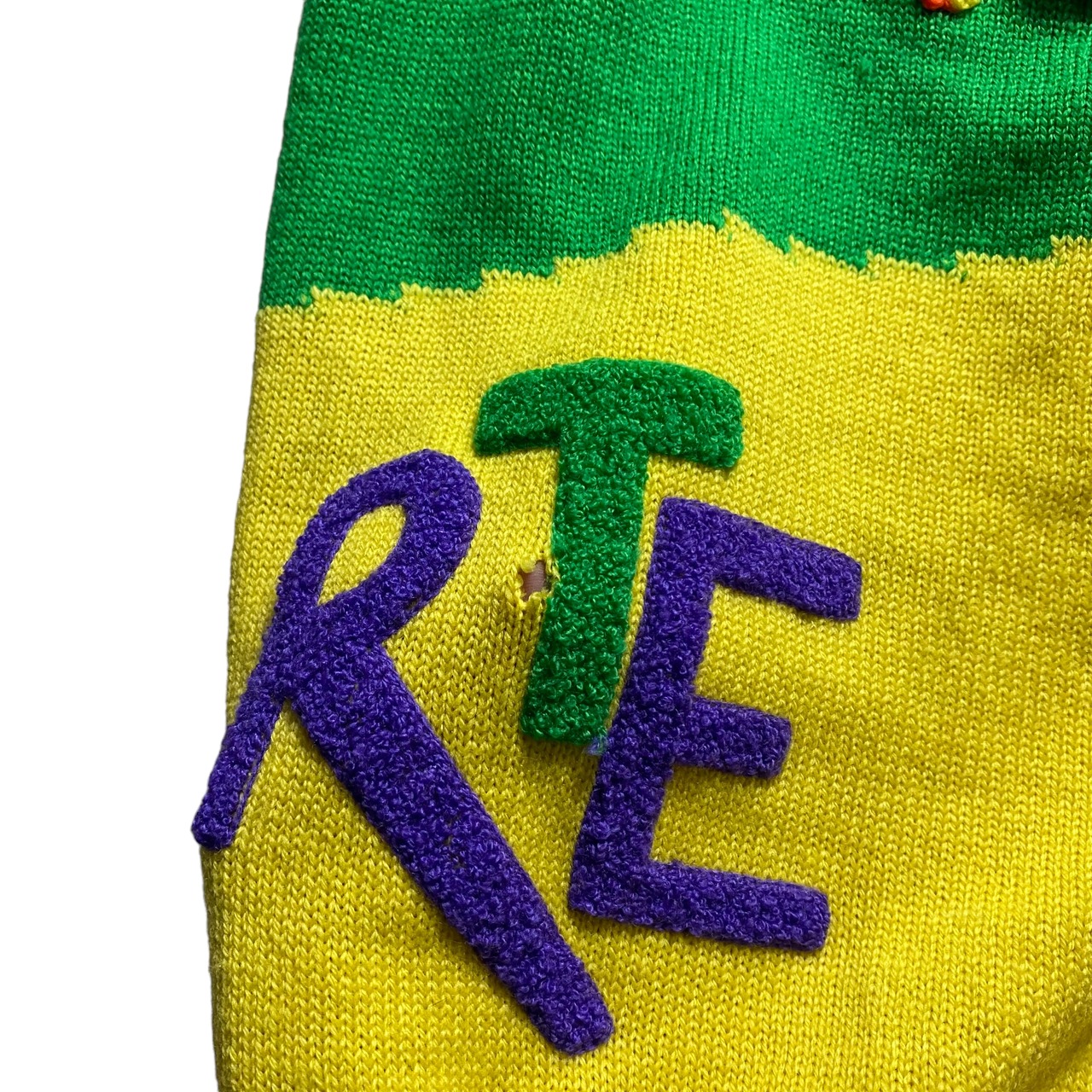 vintage GIANNI VERSACE patchwork design knit vest