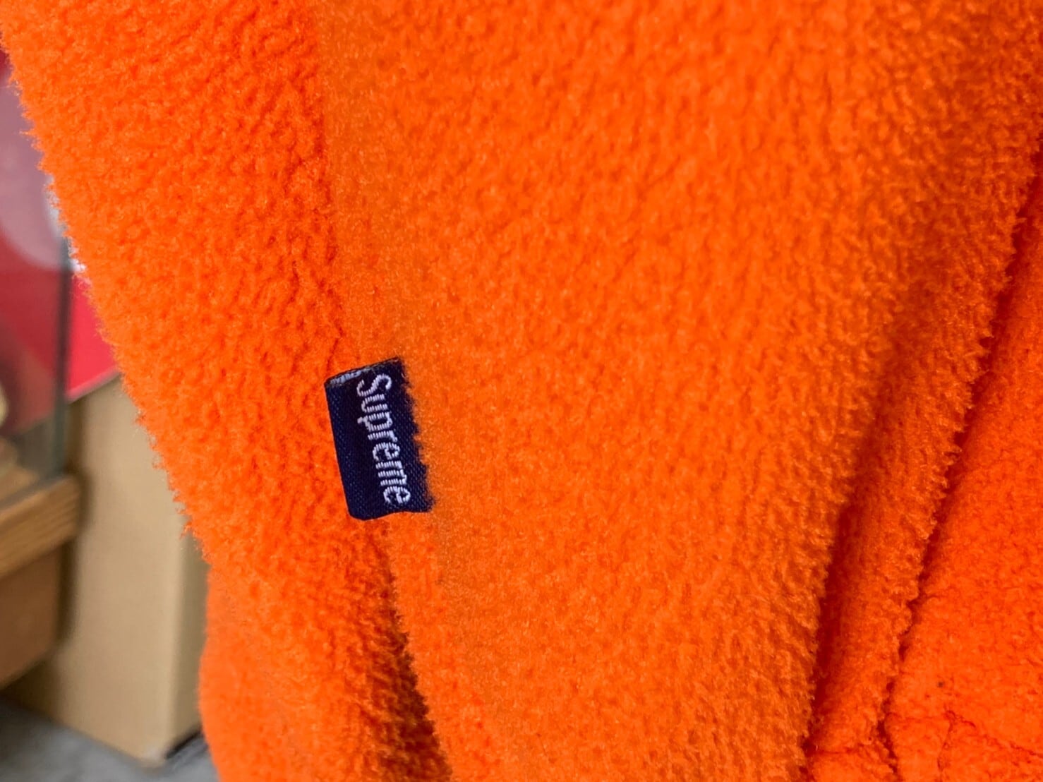 Supreme PATAGONIA LOGO FLEECE JACKET ORANGE LARGE 72653 Supreme PATAGONIA LOGO FLEECE JACKET ORANGE LARGE 72653