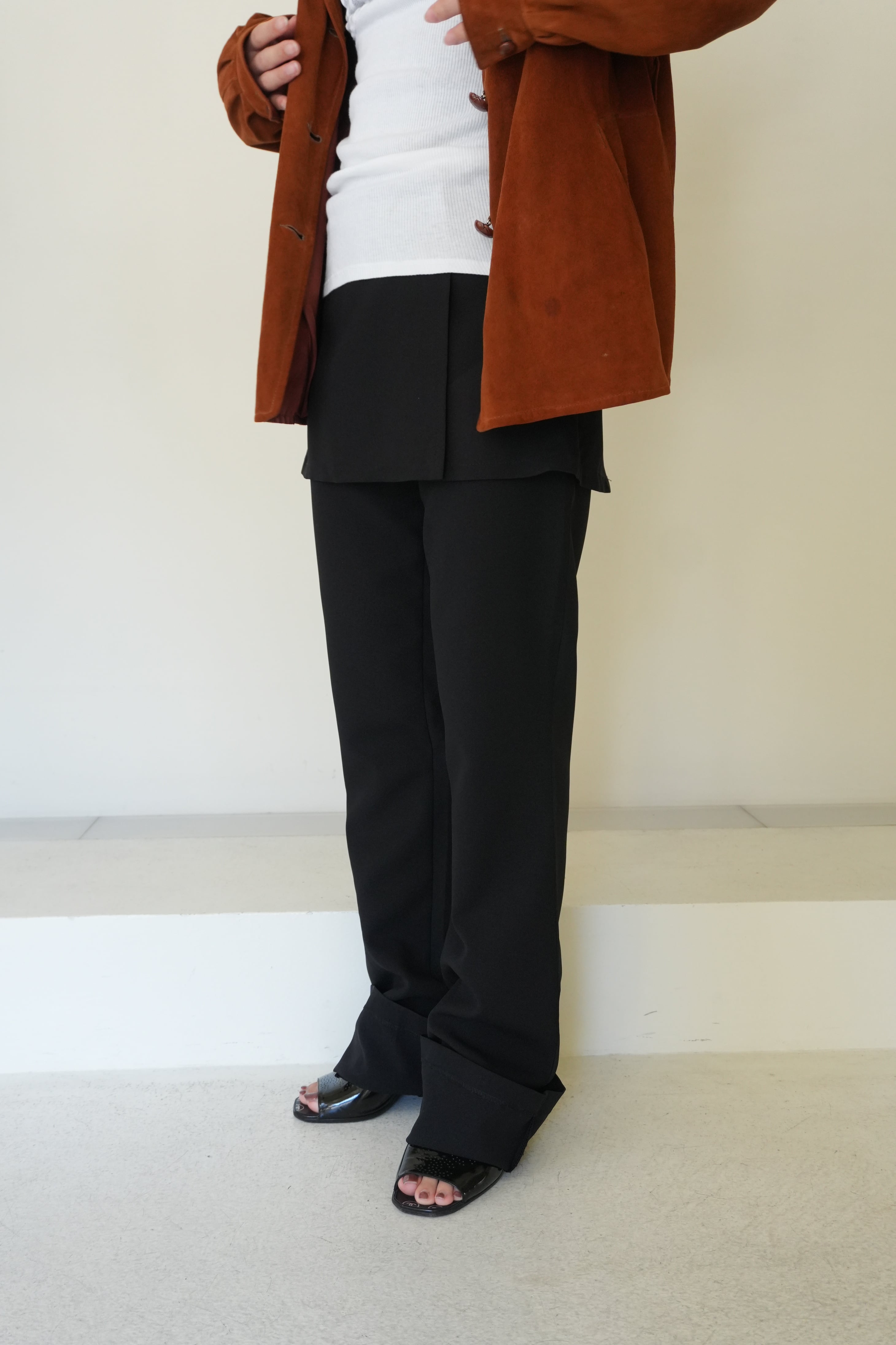 Dead stock layered pants