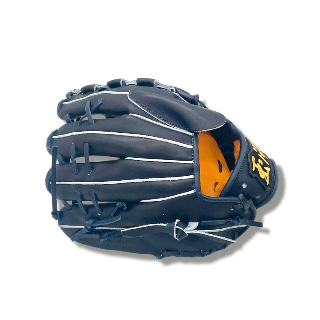 【硬式】玉澤 HERO'S 投手用(ピッチャー用) グローブ HE-01N 肉厚デザインウェブ(本体:Nブラック 紐:Nブラック)|タマザワ _04