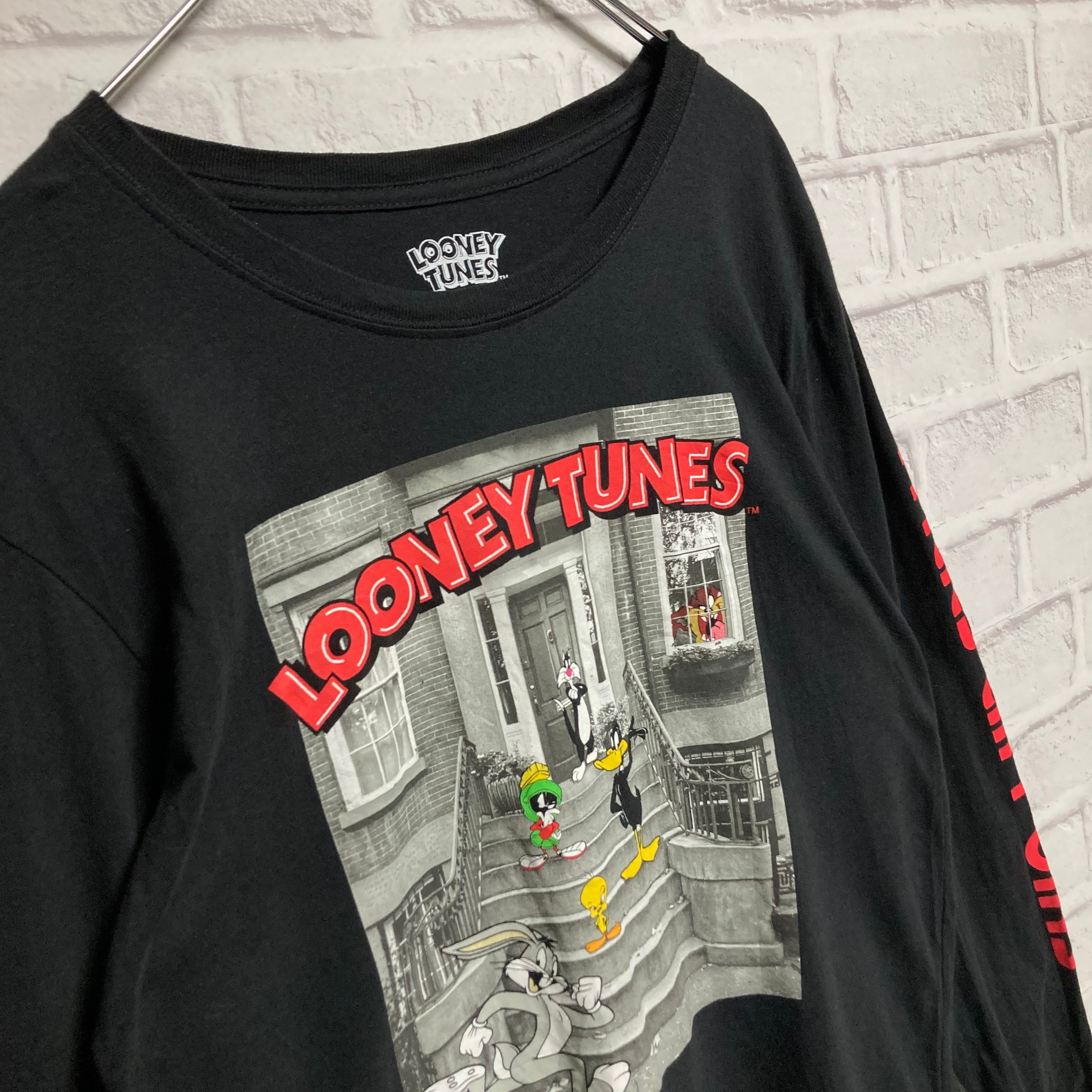 LOONEY TUNES】L/S Tee L USA規格 ロンT スリーブプリント ワーナー