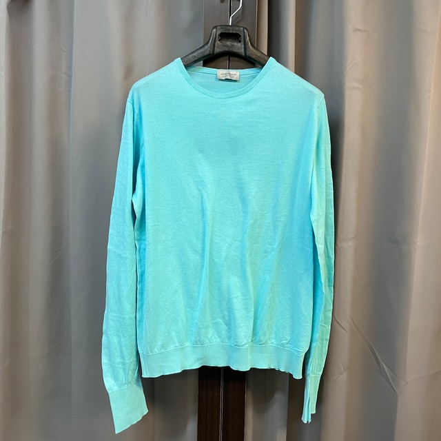 JOHN SMEDLEY COTTON CREW NECK KNIT《L》