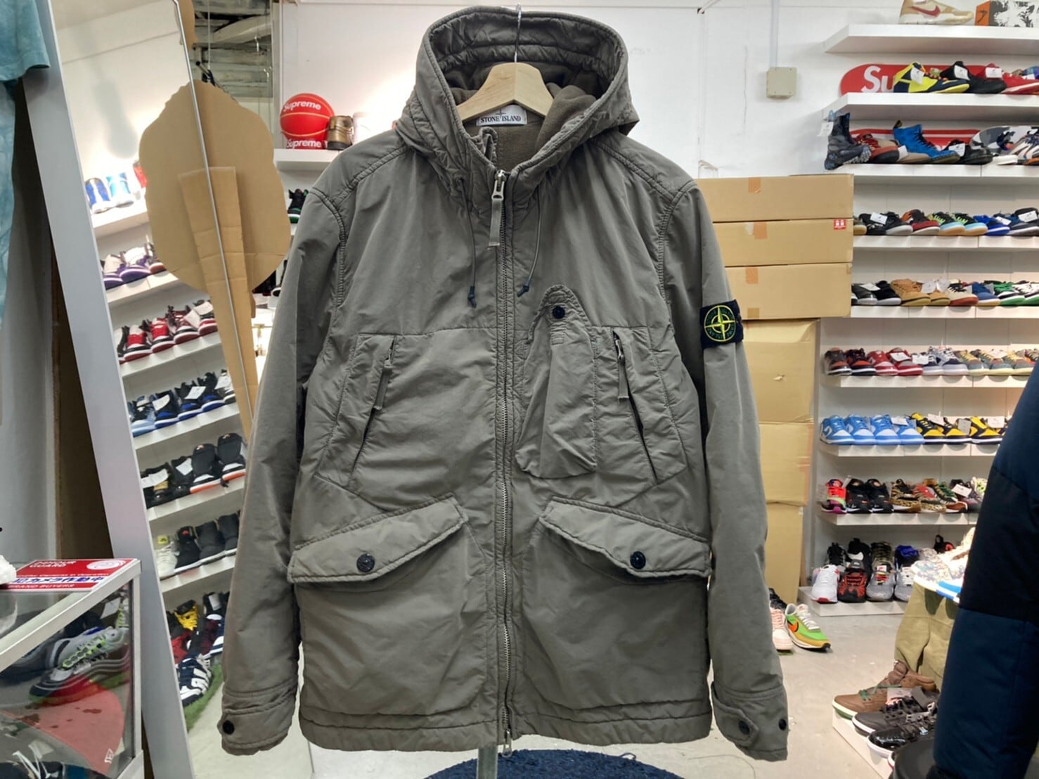 希少】Stone Island David-TC 悲しく ライニング付きモッズコート