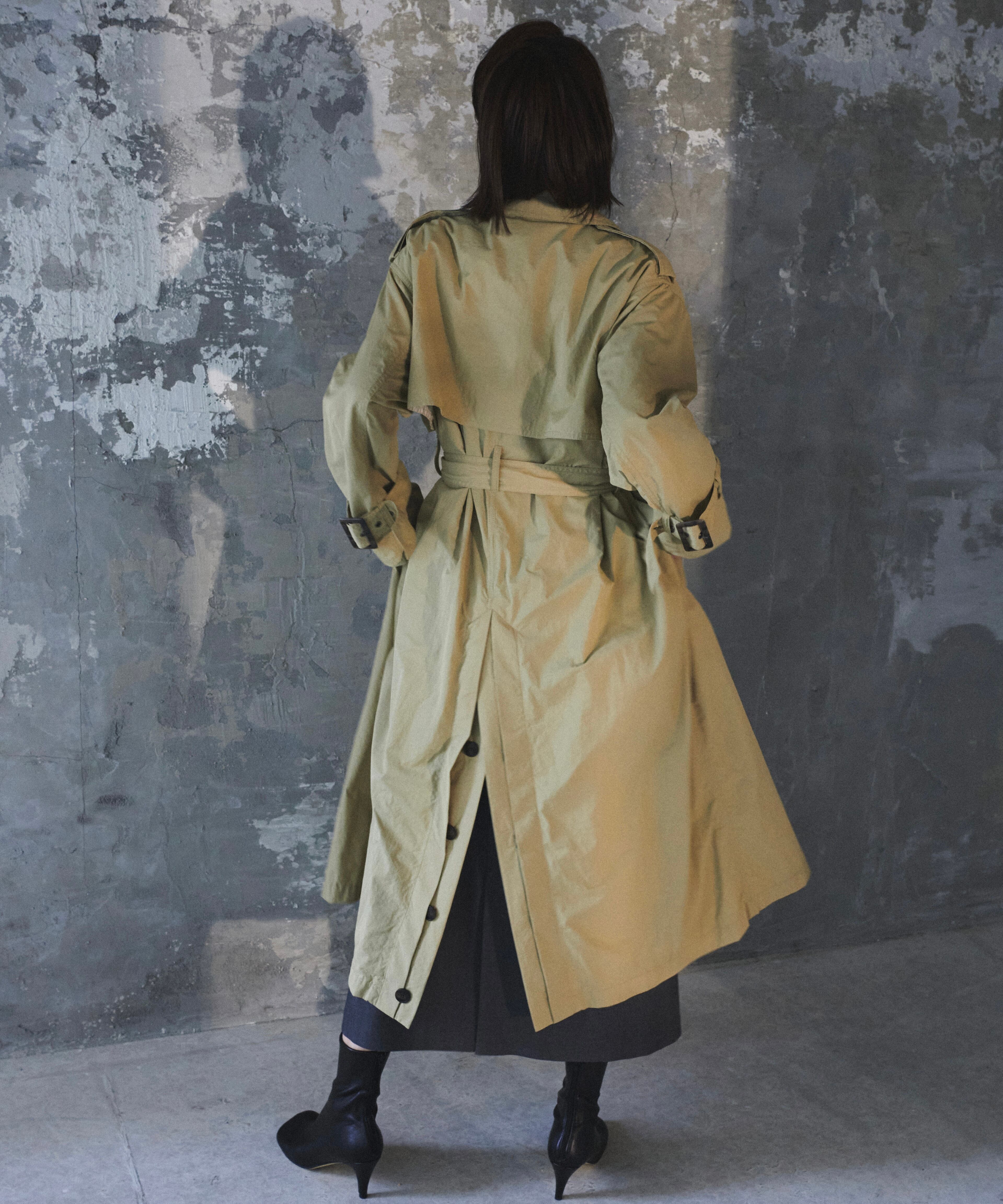 新品未使用　SHEER DRESS TRENCH COAT