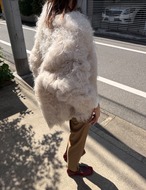 【新作5％OFF・3日間】Shaggy Volume Cardigan(Beige)_7colors