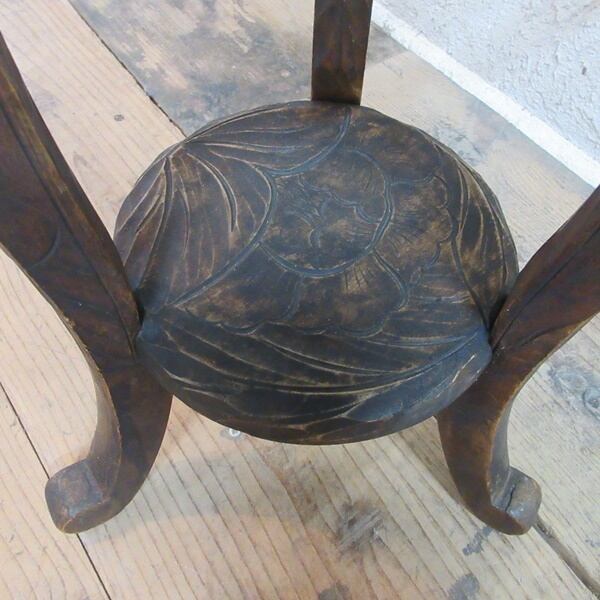 イギリス アンティーク 家具 プランツテーブル 花台 飾り棚 英国 6334d