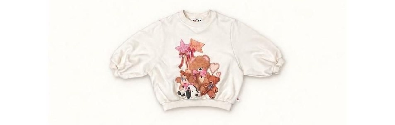ドット / dot. / くまさんトレーナー / 韓国子供服 / キッズ / 26winter〖取寄〗*XS~XL*