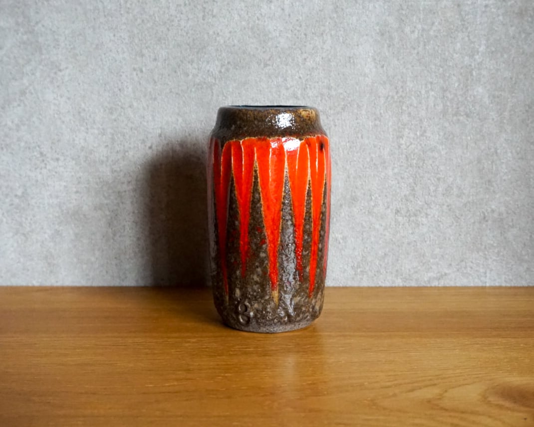 西ドイツ製 Fatlava 】JOPEKO 植木鉢 14.5cm Vase's Base - Fat 西ドイツ製 Fatlava 】JOPEKO 植木鉢 14.5cm Vase's Base - Fat