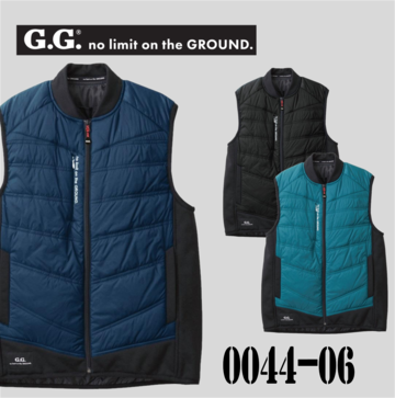 BLUCO(ブルコ) OL-35-012 V NECK DUCK VEST 3色(BLACK/BROWN/CHARCOAL