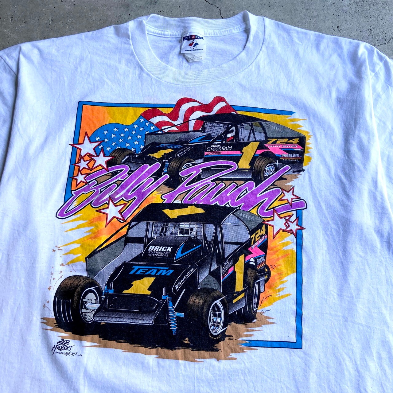 ビッグサイズ Billy Pauch 企業ロゴ レーシングTシャツ メンズ2XL 古着