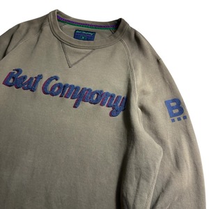 BEST COMPANY logo sweat shirt