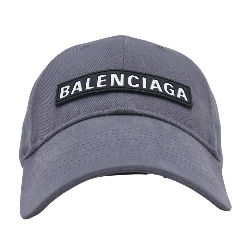 キャップ チコチチ様 Patch BALENCIAGA スモーキーグレー ロゴキャップ