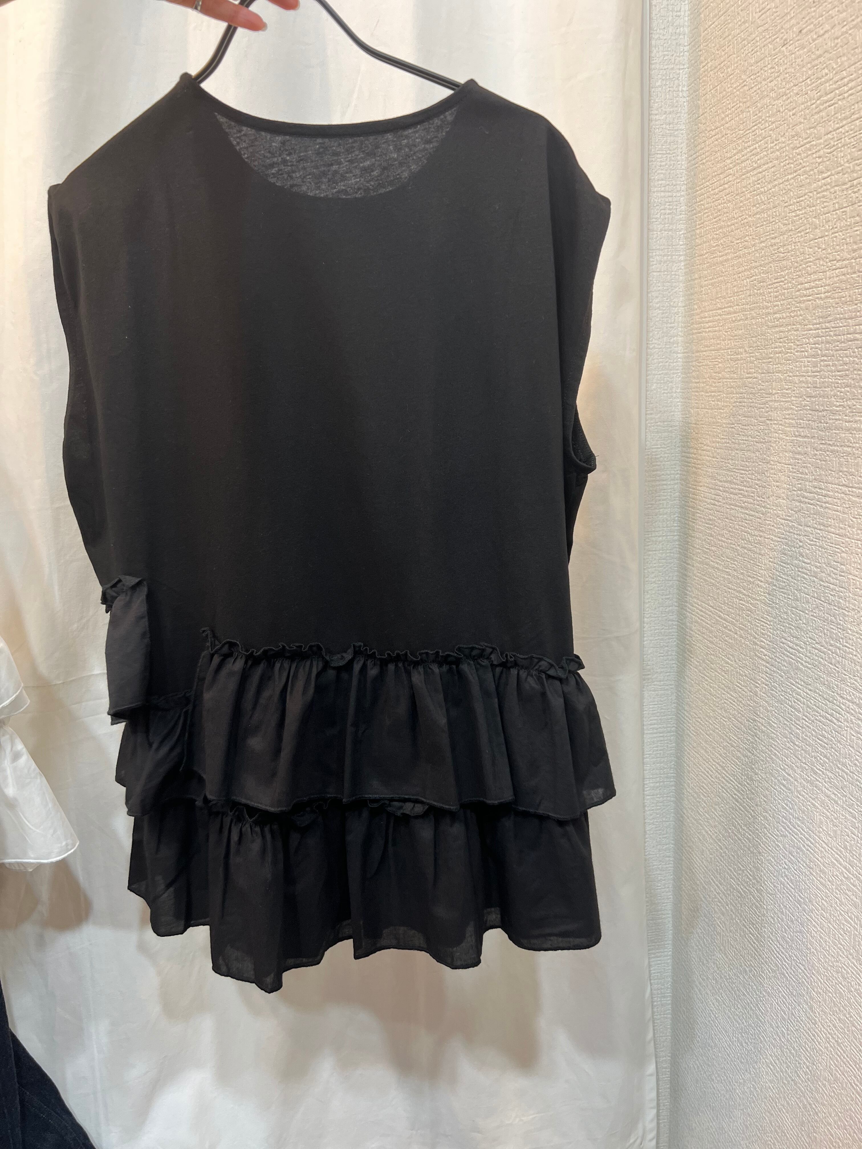 【Miel  select】ウエストフリルTシャツ