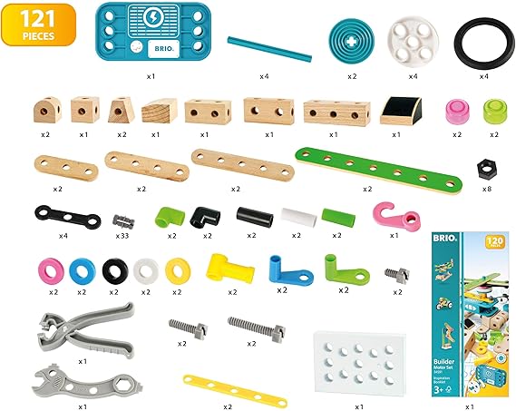 【送料無料】Nordic Multistage  10DChest BRIO (ブリオ) ビルダー モーターセット 34591 対象年齢 3歳~ 全121