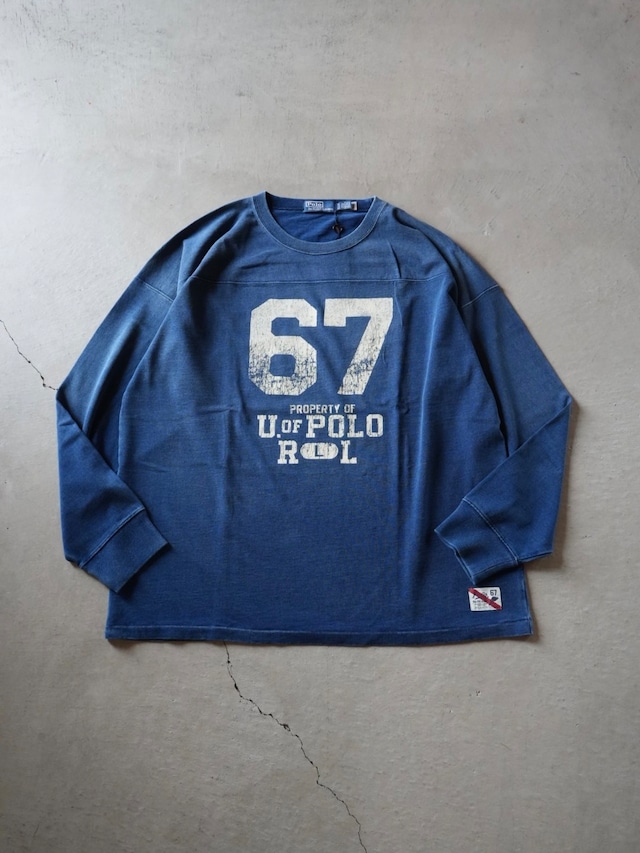 POLO Ralph Lauren【 Relaxed Fit LS Graphic Football Tee 】