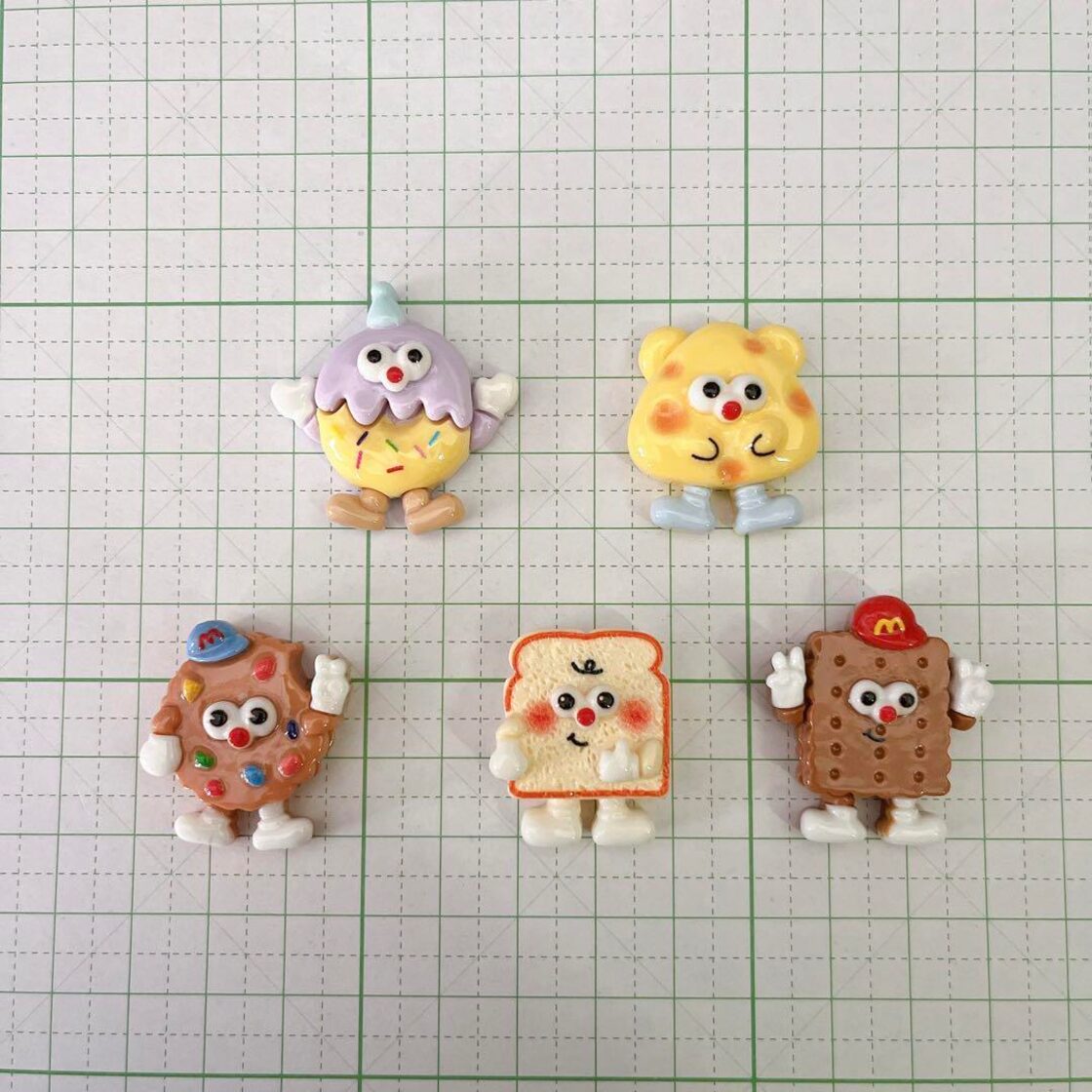 2個セット】デコレーションパーツ ハンドメイド資材 カラフル 可愛い 