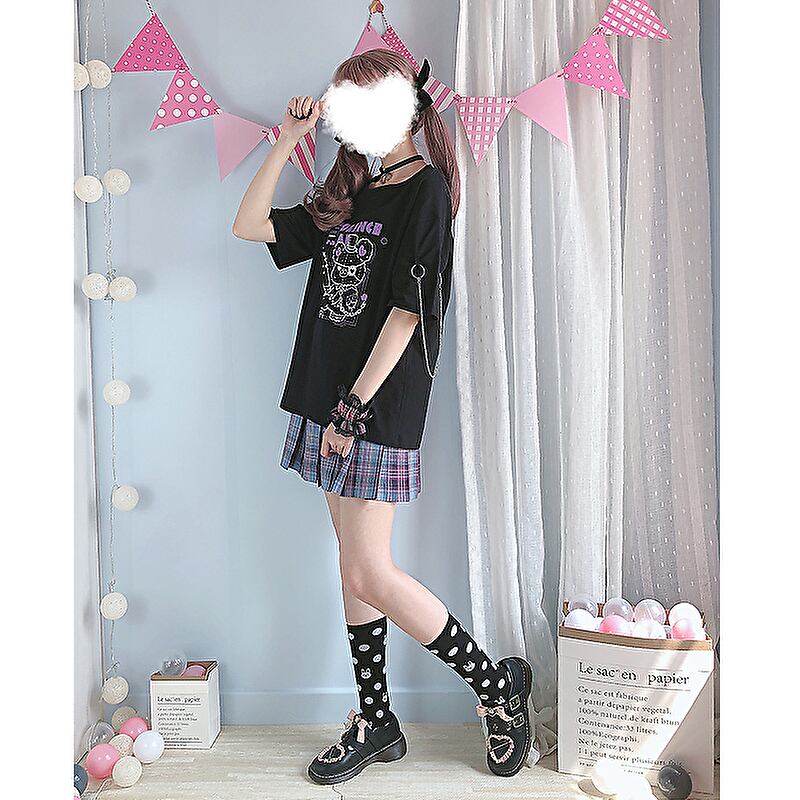 【送料込】SUREVE クマ耳 ファー 十字架 病みくま サブカル ROCK 送料込】SUREVE クマ耳 ファー 十字架 病みくま サブカル ROCK