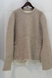 SUNSEA Riversible W-face WOOL CREWNECK Pull Over