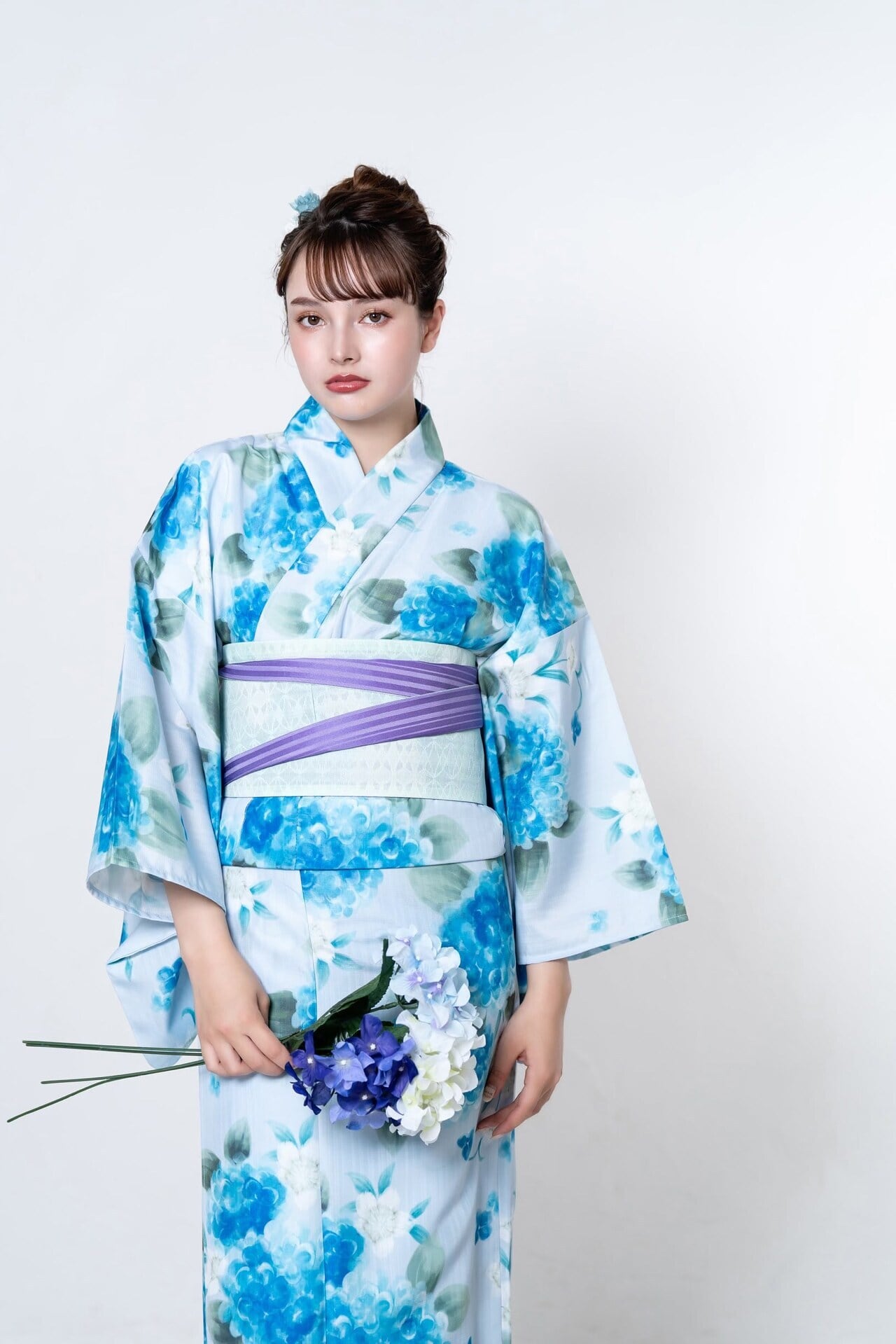 浴衣ジェンヌ 浴衣3点セット 紫陽花 | 浴衣SIENNE