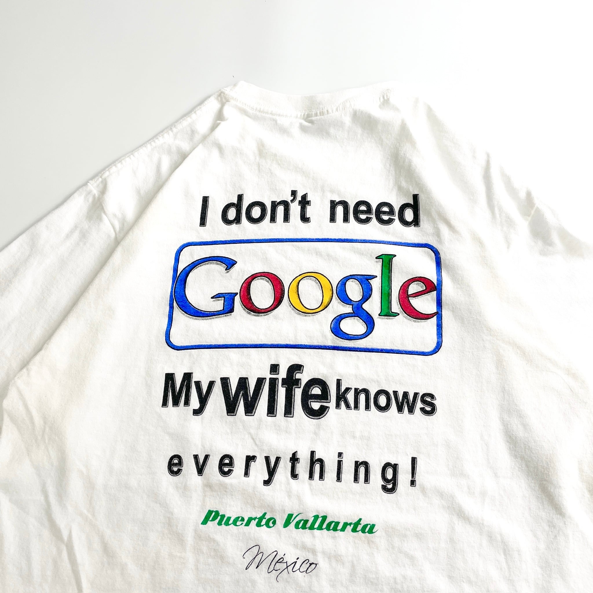 00s Google My Wife Knows Tee