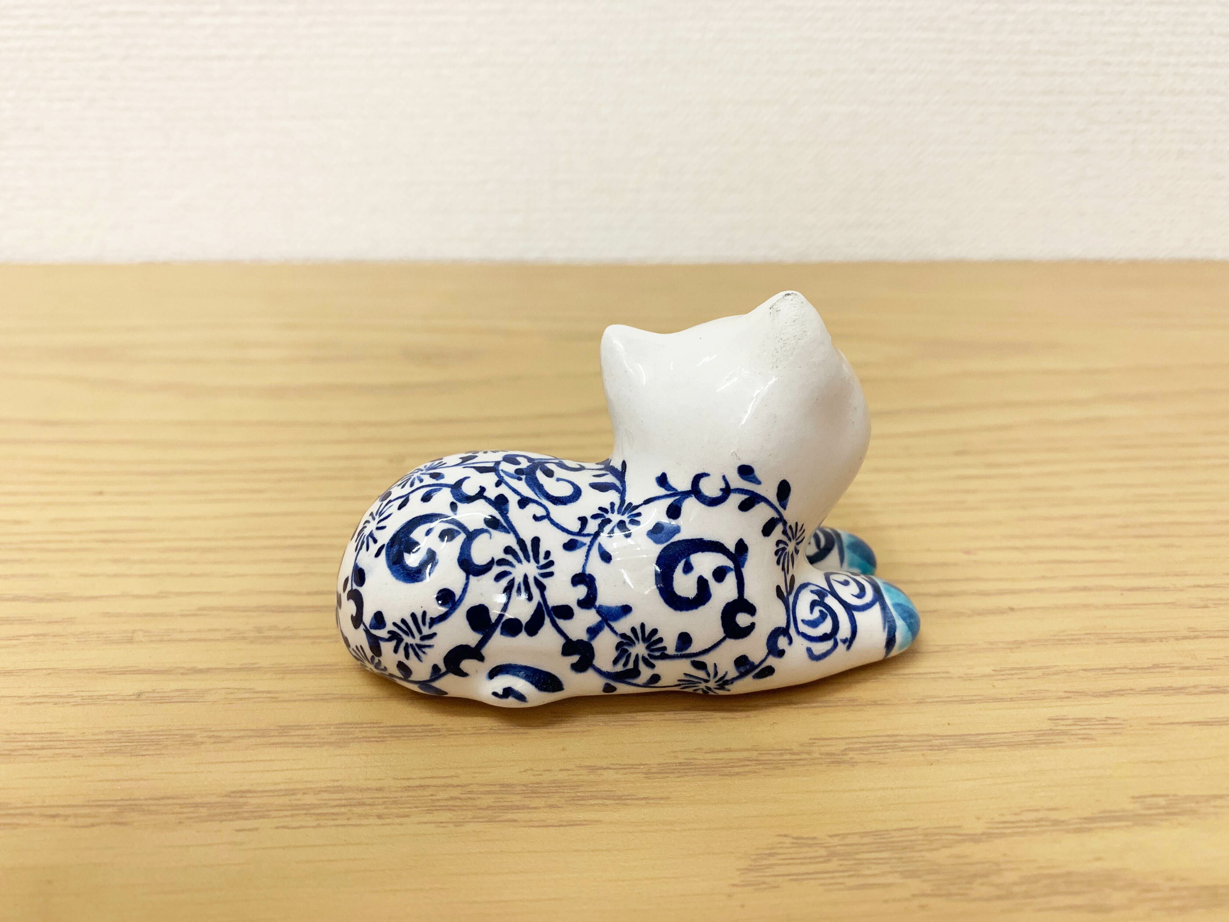 トルコ製 キャフタヤの陶器猫 F | 猫本サロン 京都三条サクラヤ