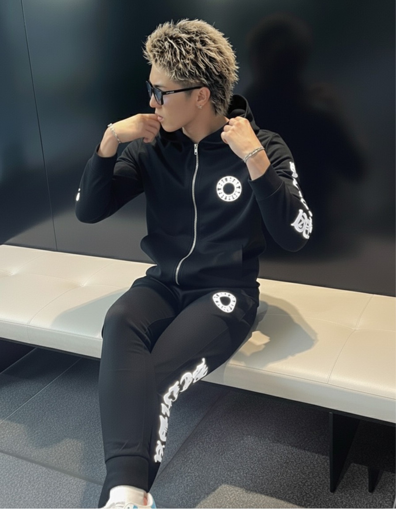 BELINDA REFLECTOR SWEAT HOODIE【BB24024】