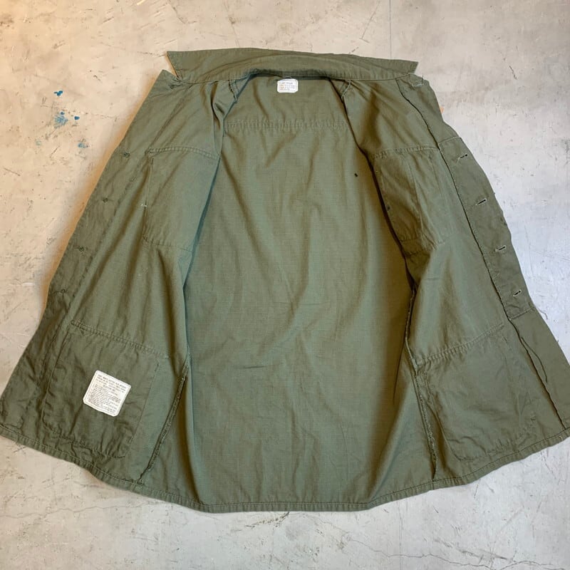 70's U.S.ARMY ジャングルファティーグジャケット 4th 5th リップス