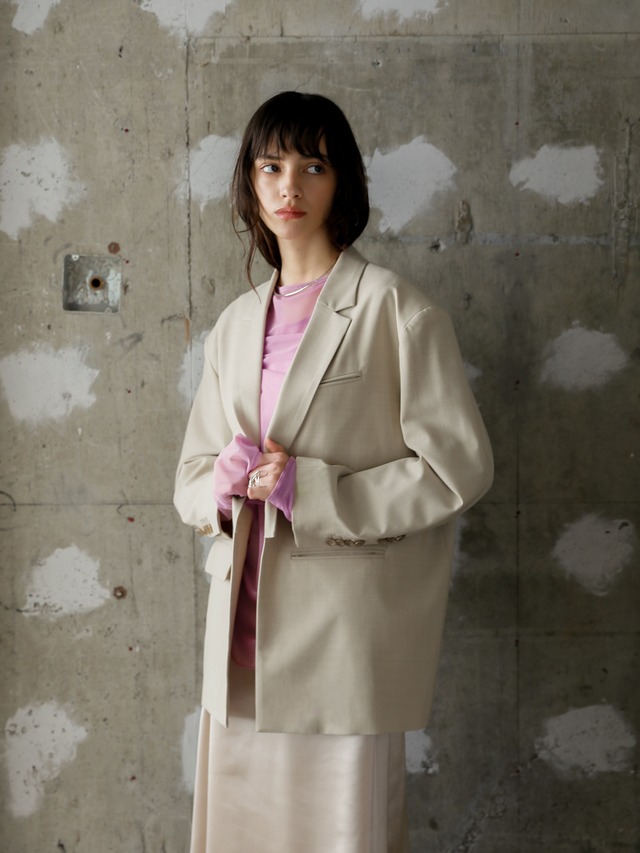 【Exclusive Line】JAPAN MADE oversize jacket（beige）