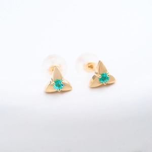 〈再入荷〉パライバトルマリンK18YGピアス【WEB限定】52255
