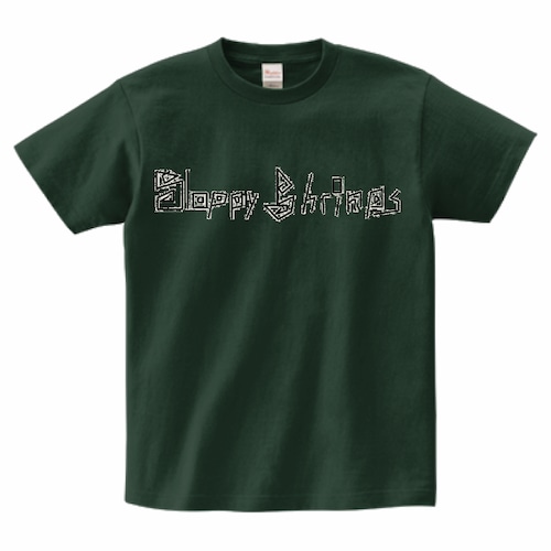 Sloppy Shrimps name T-shirts-フォレストグリーン-