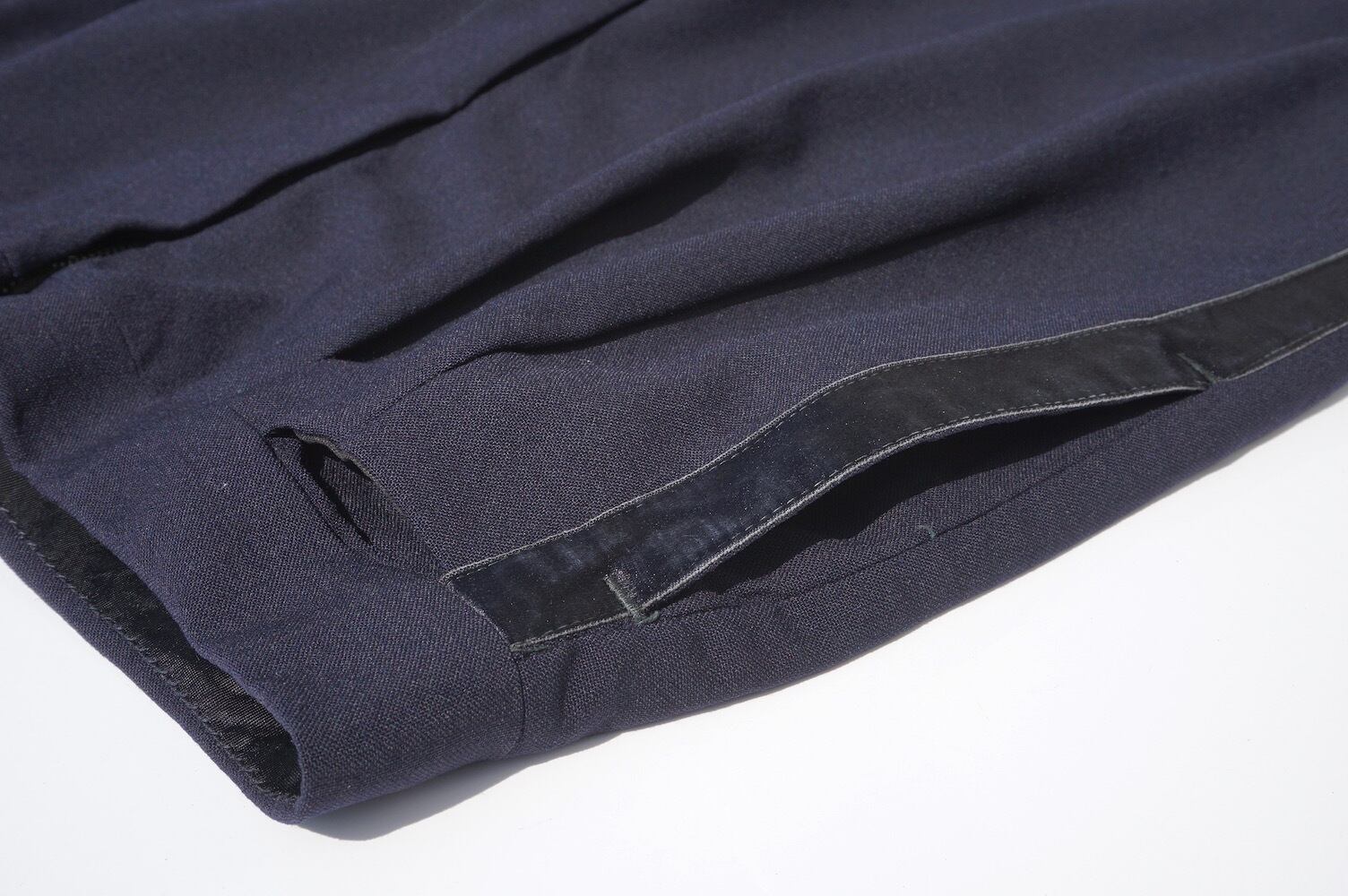 1960's サイドライン セレモニースラックス WALDESジッパー ダーク