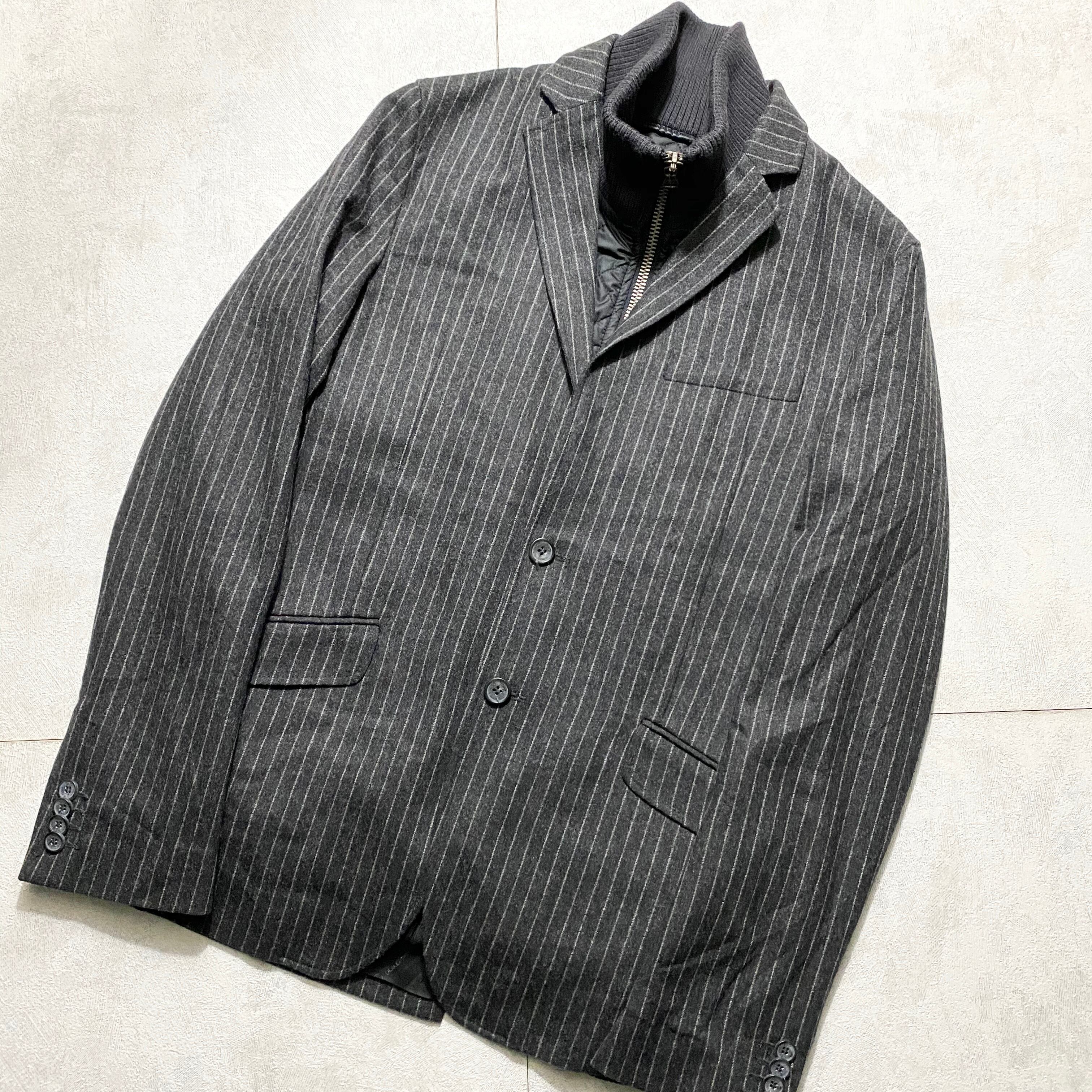 DOLCE&GABBANA layered jacket with removable nylon vest | NOIR ONLINE