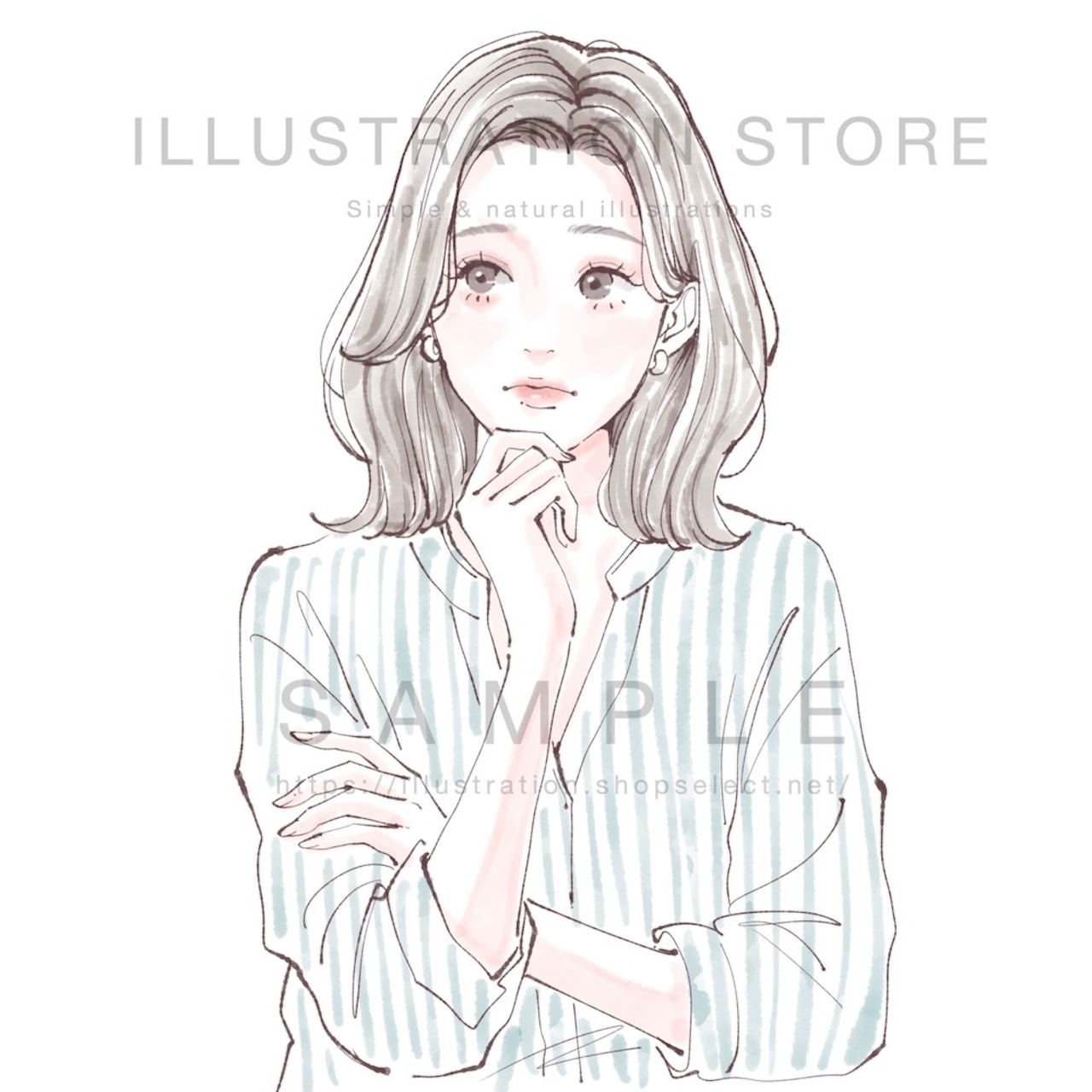 考え事をする女性