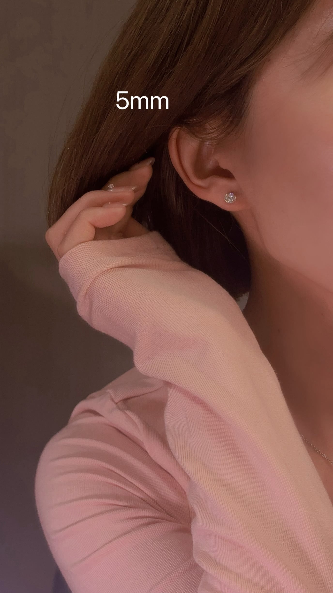 ダイヤ風ピアス(5mm) | milcy（ミルシー） 大人フェミニンアクセサリー