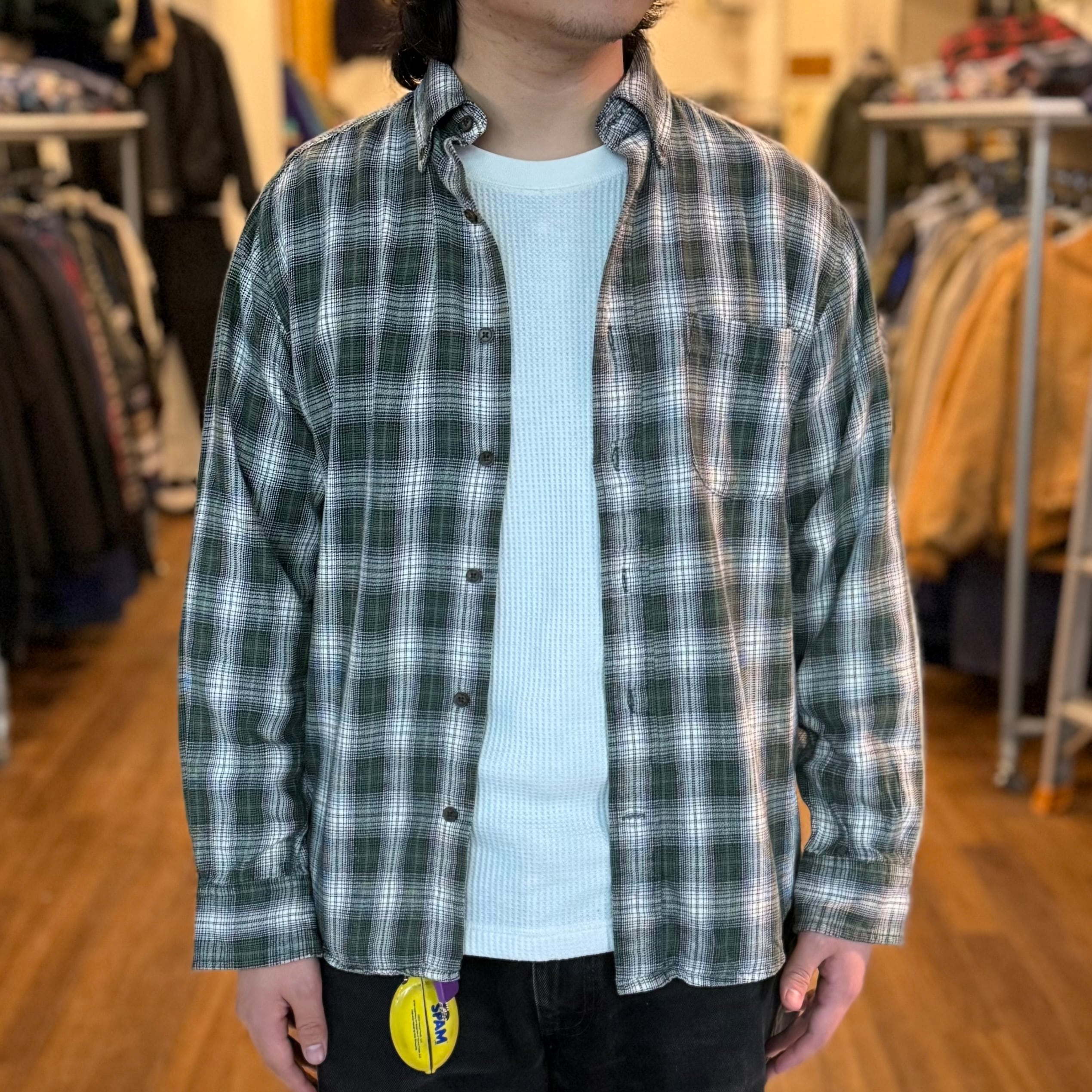 希少Sサイズ】ST.JOHN'S BAY Ombre Check Shirt | 下北沢SPiKe＆SPiCe